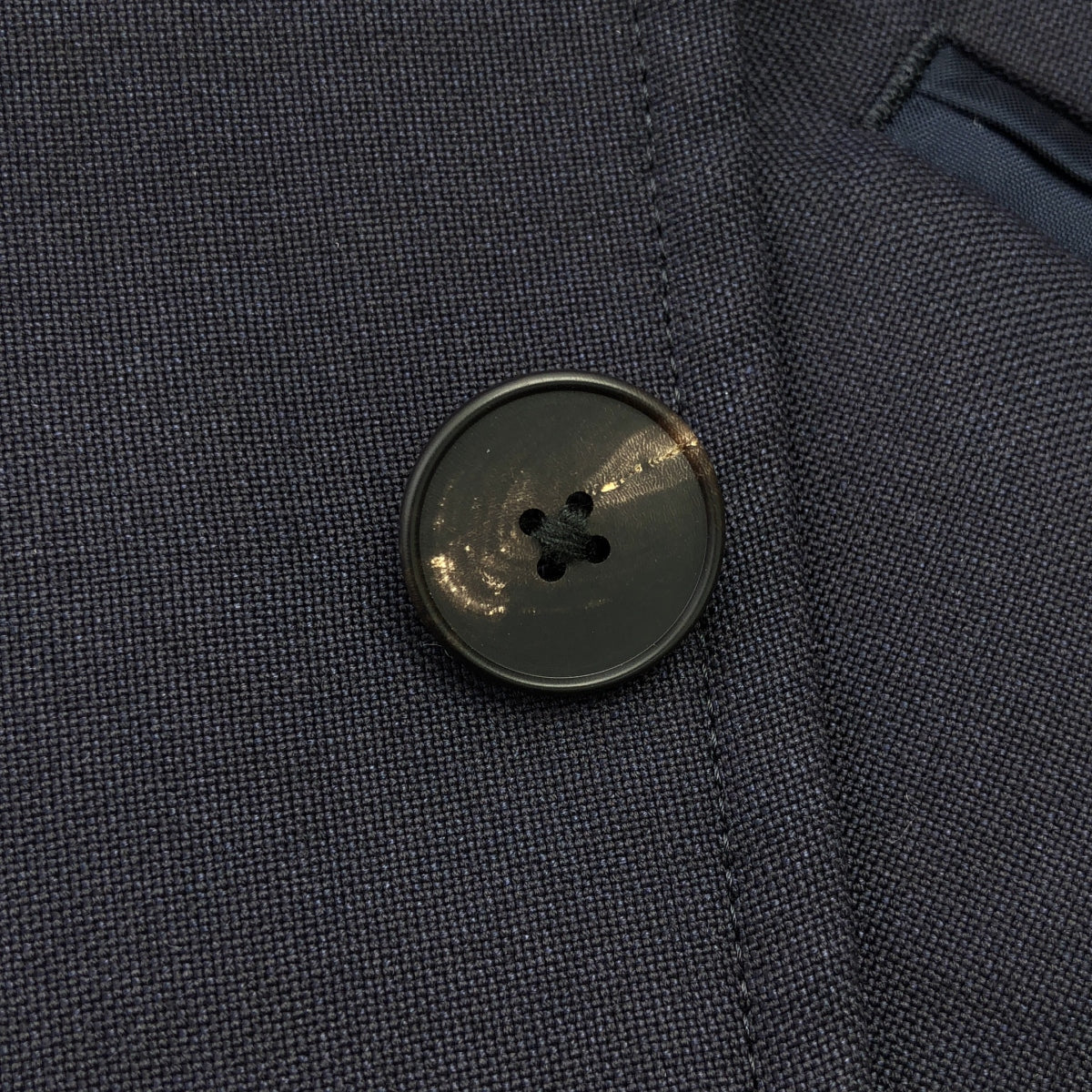 LOEFF / 로에프 | 2B 싱글 브레스트 테일러드 재킷 | 0 | 네이비 | 여성