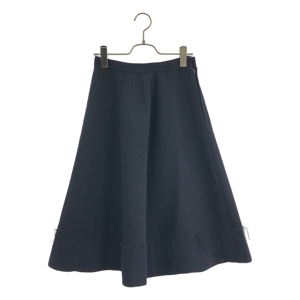 COMME des GARCONS / コムデギャルソン | AD1999 | ウール カットオフ フレア ロングスカート | S | レディース