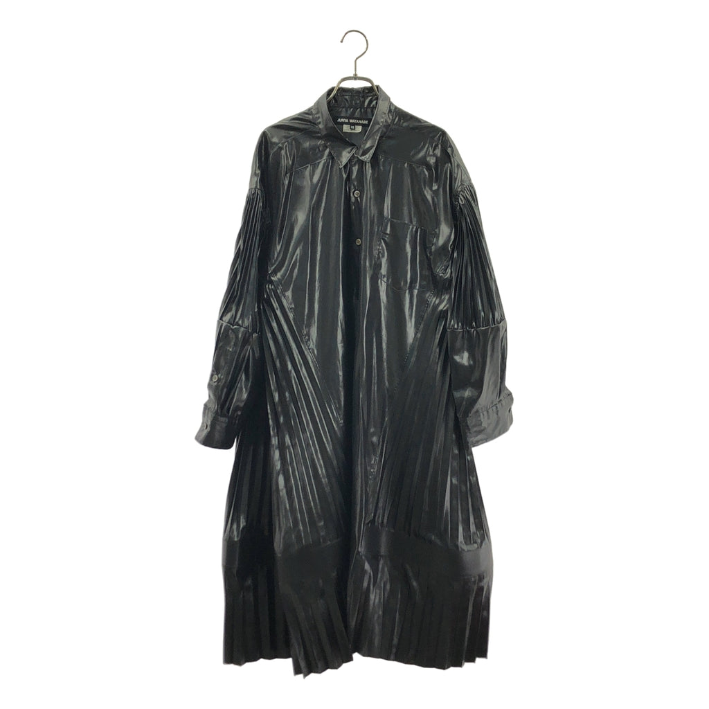 JUNYA WATANABE COMME des GARCONS / ジュンヤワタナベ | 2024AW | ポリエステル プリーツ ボリューム シャツ ワンピース | XS | レディース