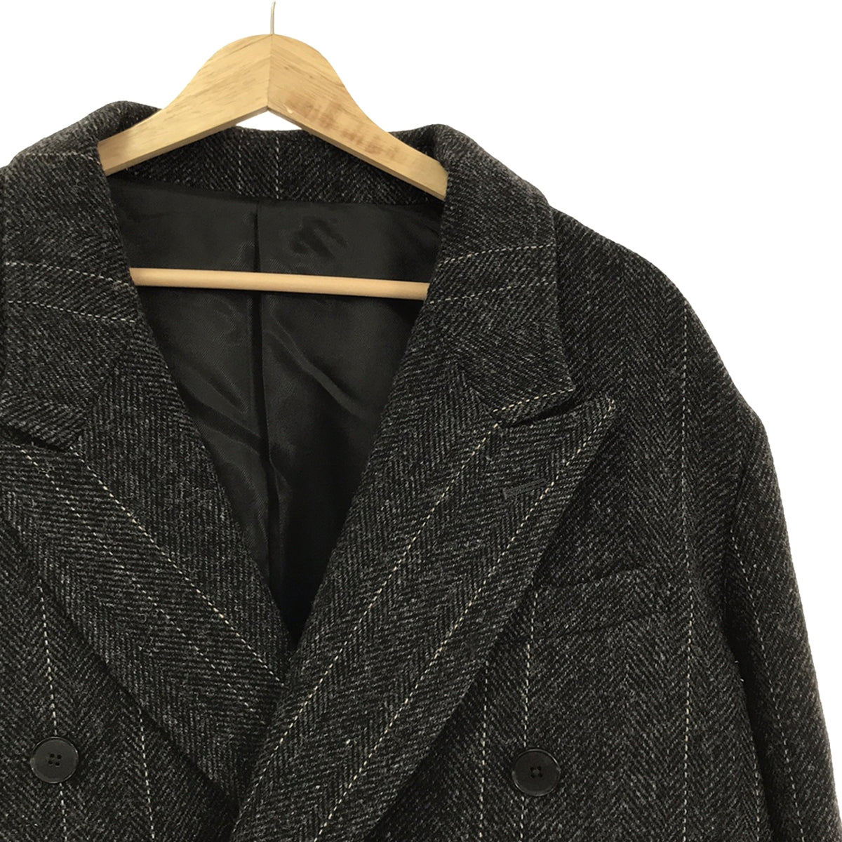 JANE SMITH / 제인 스미스 | W 체스터 필드 오버사이즈 코트 | 36 | 회색 | 여성