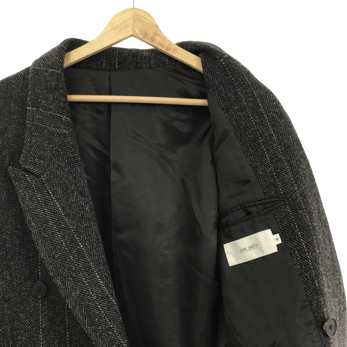 JANE SMITH / 제인 스미스 | W 체스터 필드 오버사이즈 코트 | 36 | 회색 | 여성