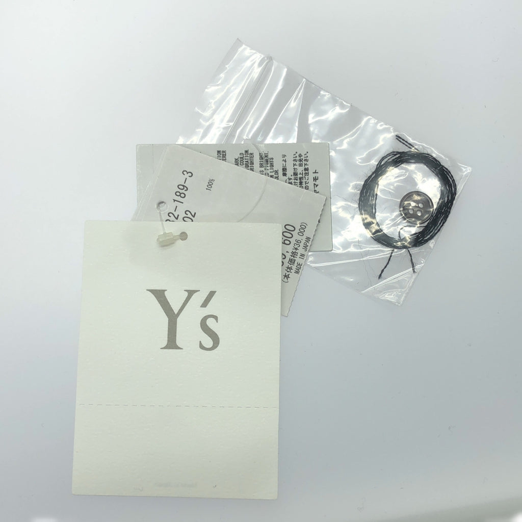 [狀況極佳] Y's / Y's Yohji Yamamoto | 羊毛長針織開襟衫 | 2 碼 | 黑色 | 女款