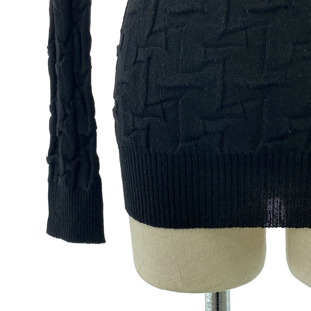 COMME des GARÇONS | 經編布料1999秋冬 |羊毛高領針織衫 |