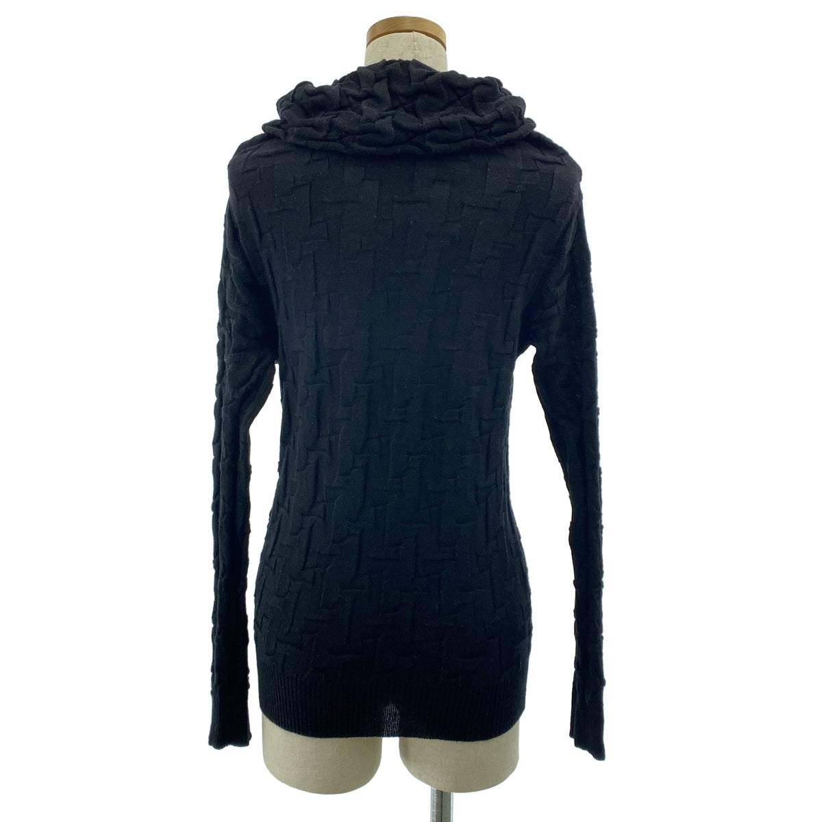 COMME des GARÇONS | 經編布料1999秋冬 |羊毛高領針織衫 |