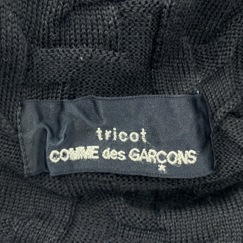 COMME des GARÇONS | 經編布料1999秋冬 |羊毛高領針織衫 |