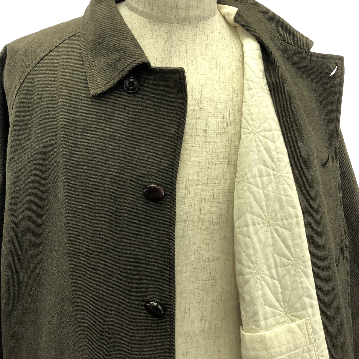 STU Satou / Sato | Cotton quilted coat | L | Men's