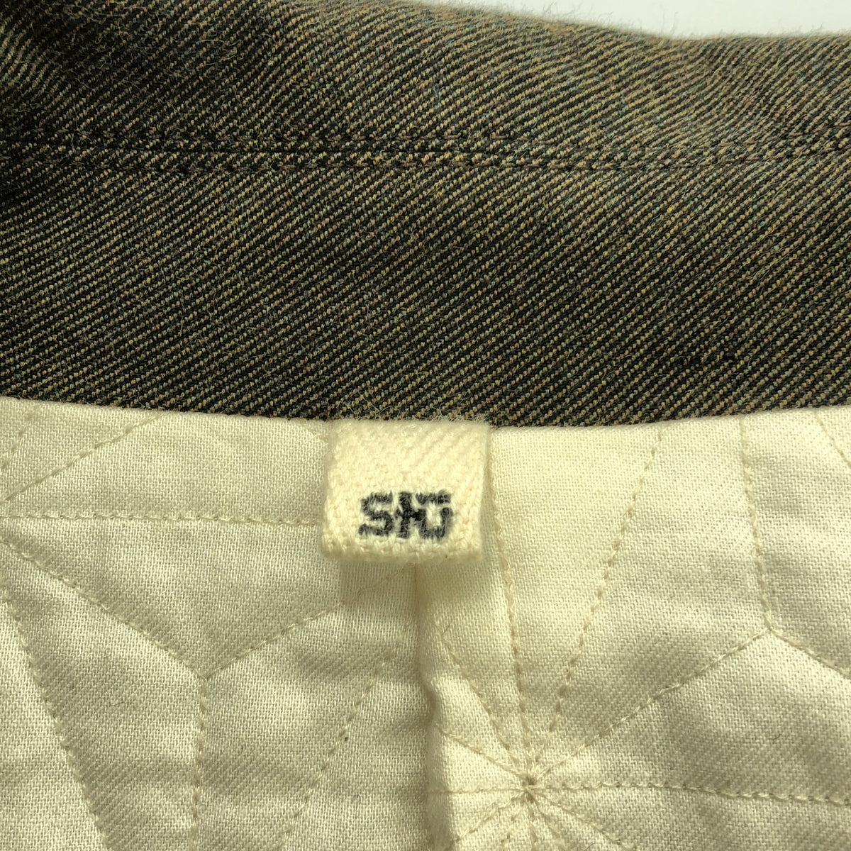 STU Satou / サトウ | コットン キルティング コート | L | カーキ | メンズ