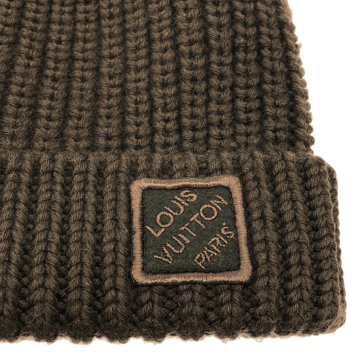 Louis Vuitton | Wool knit hat with logo patch |