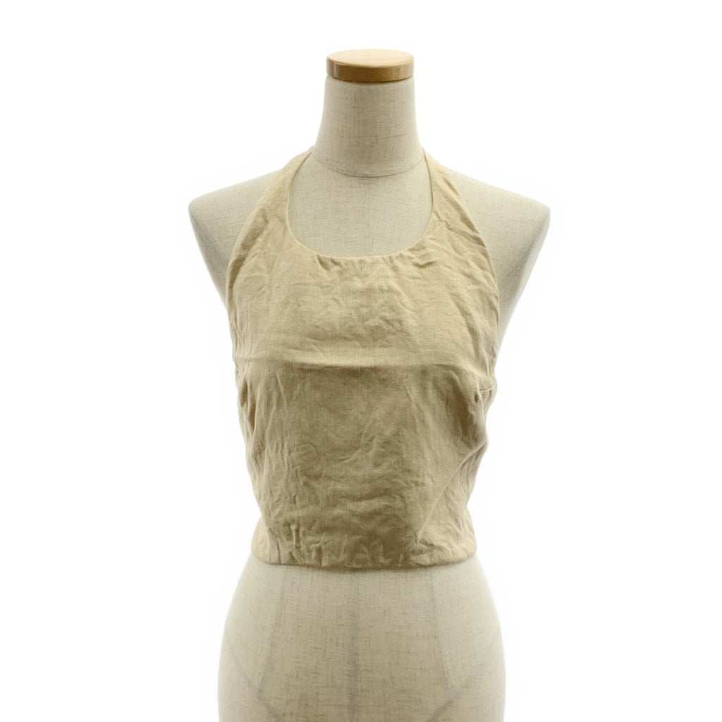 內田文香 | 亞麻混紡背帶背心 | F碼 | 女款