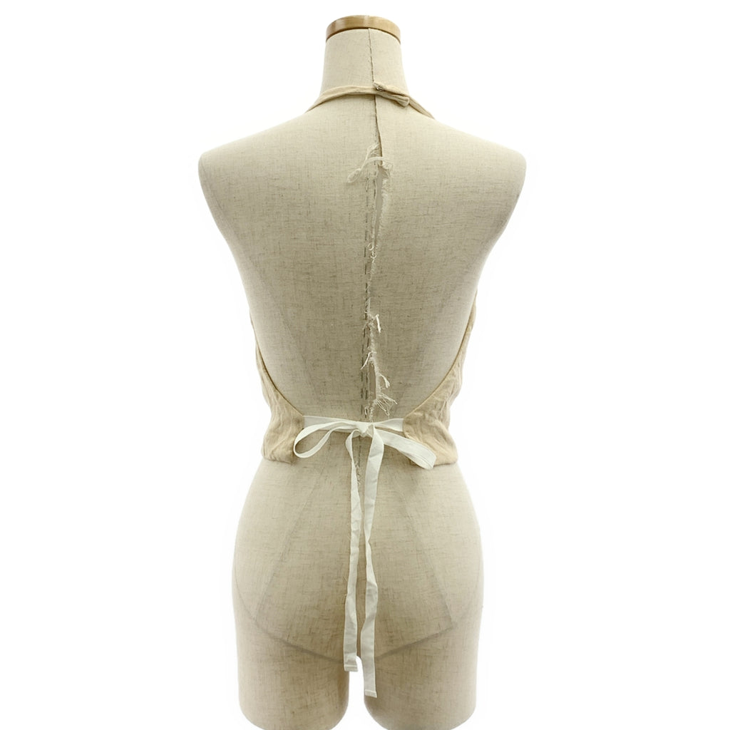 內田文香 | 亞麻混紡背帶背心 | F碼 | 女款