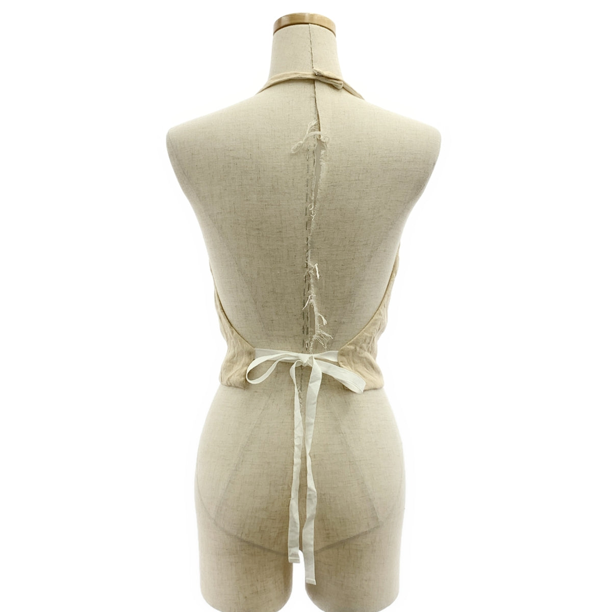內田文香 | 亞麻混紡背帶背心 | F碼 | 女款