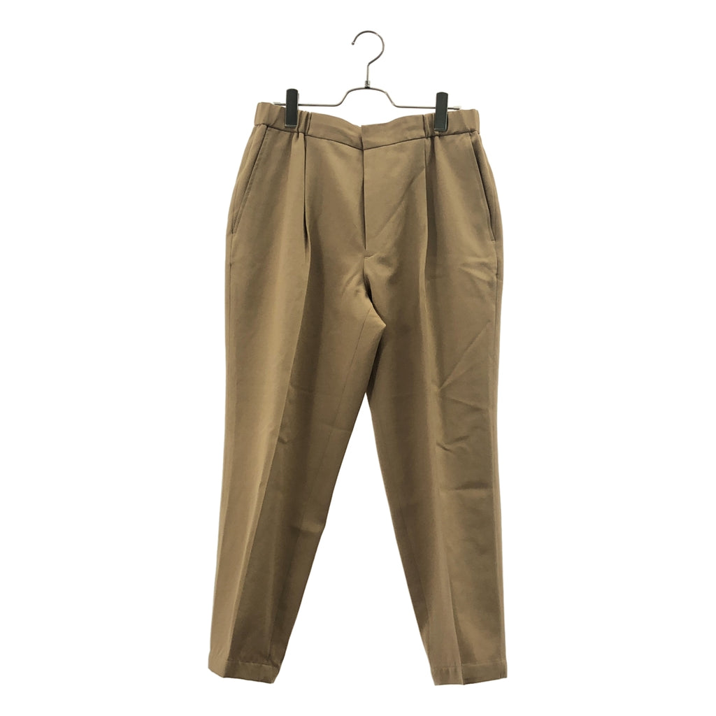 CABaN | 羊毛華達呢單褶錐形褲 | L碼 | 男士