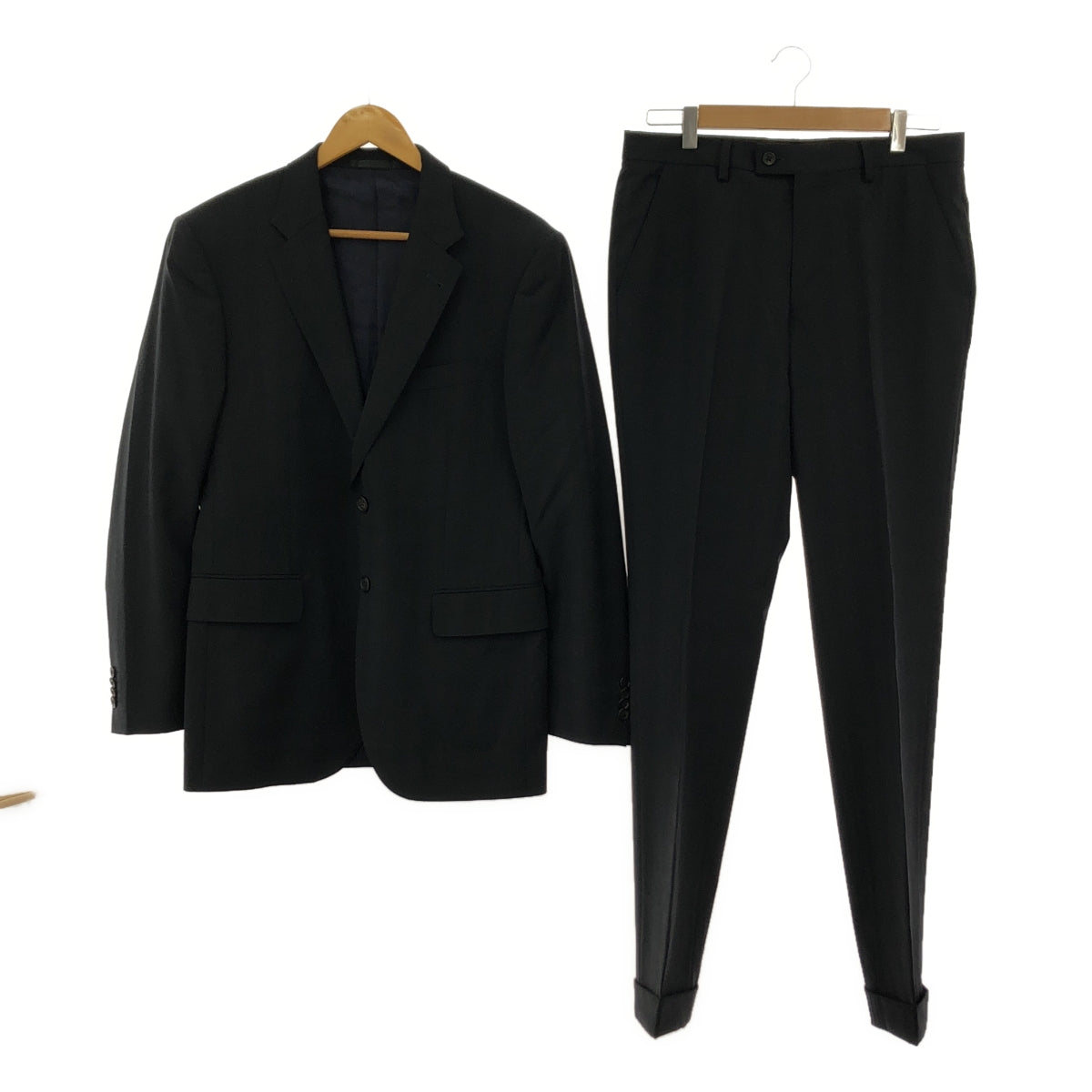 Paul Smith London | LUIGI BOTTO Suit Set, Wool Shadow Check 2B Tailored Jacket/Slacks | L | Men's