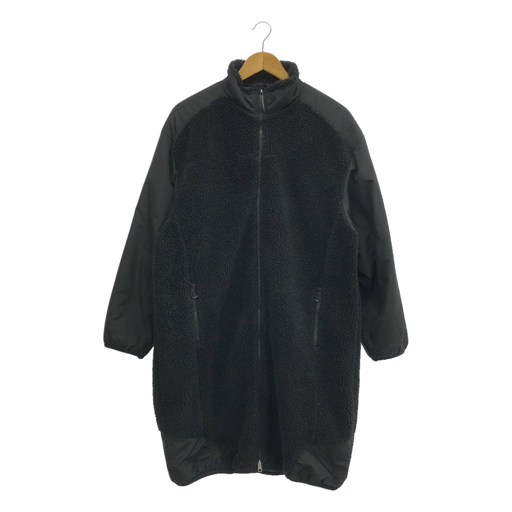 DESCENTE ddd / デサントディーディーディー | AEWEN MATOPH 別注 ボア ロング コート | 38 | ブラック | レディース
