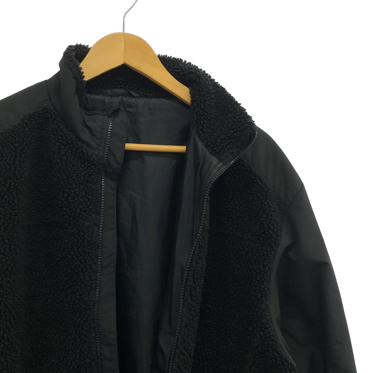 DESCENTE ddd / デサントディーディーディー | AEWEN MATOPH 別注 ボア ロング コート | 38 | ブラック | レディース
