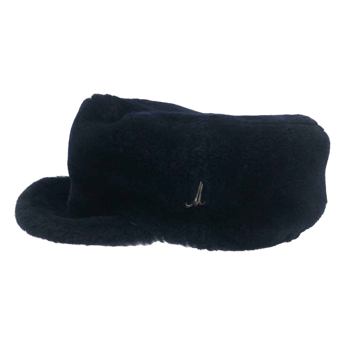 穆爾鮑爾 / 穆爾鮑爾 |羊皮圍巾帽 |深海軍藍 |女性的