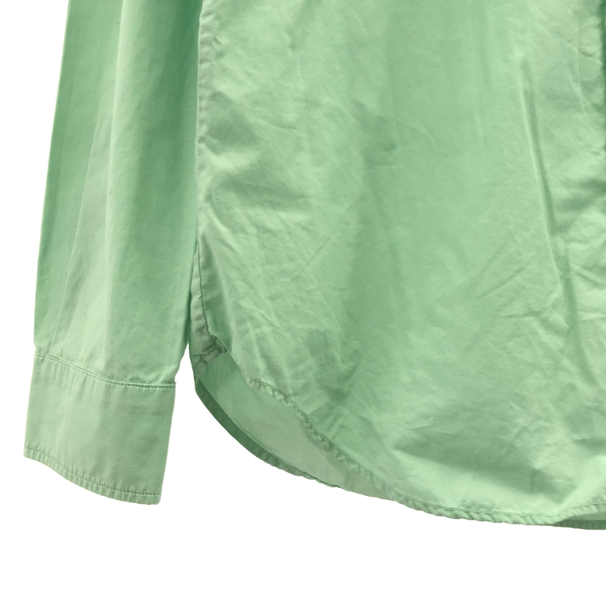 Maison Martin Margiela / メゾンマルタンマルジェラ | 2015SS | SLIM スリム レギュラーカラーシャツ | 48 | グリーン | メンズ