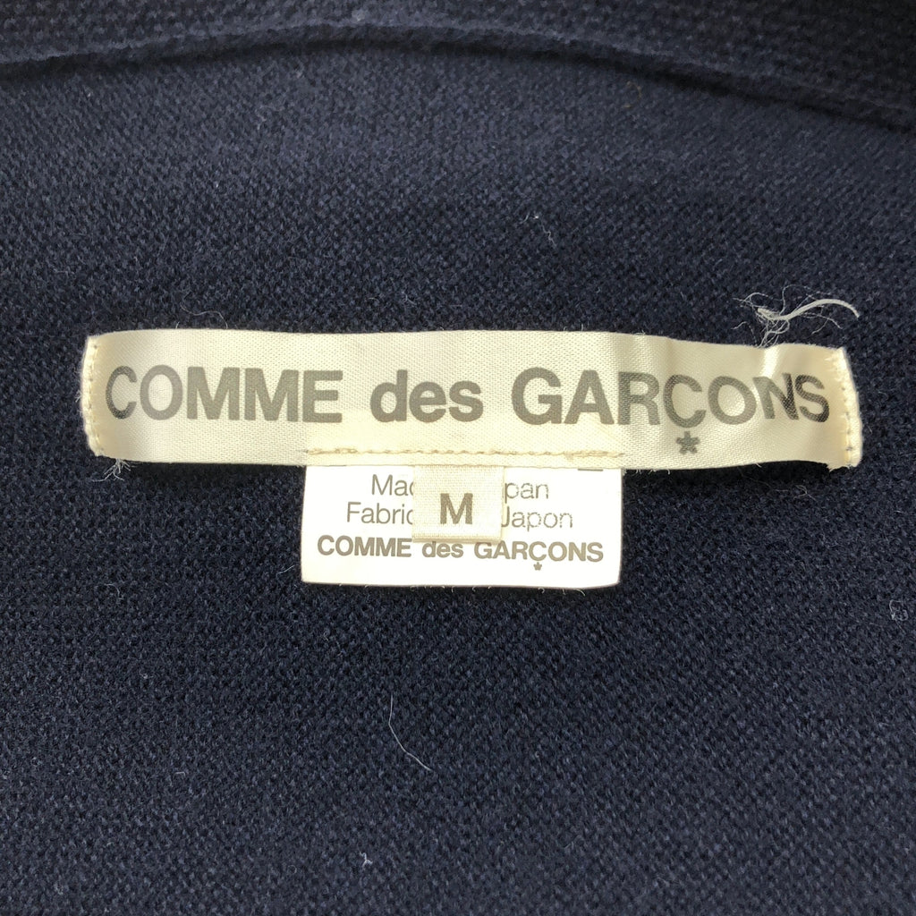 COMME des GARCONS / コムデギャルソン | 2009AW | ウール レイヤード ニット カーディガン | M | グレー/ネイビー | レディース