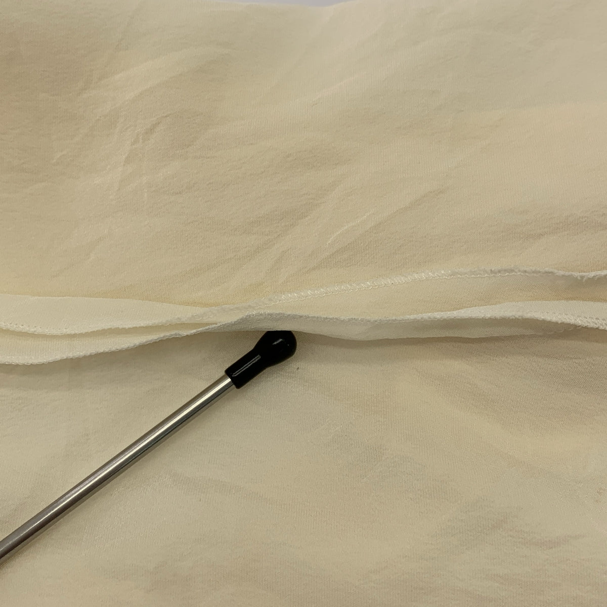 CHANEL / シャネル | タイ付き Uネック ノースリーブ シャツ |