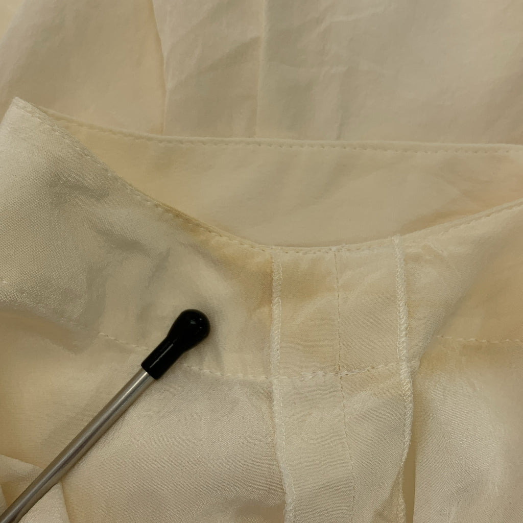 CHANEL / シャネル | タイ付き Uネック ノースリーブ シャツ |