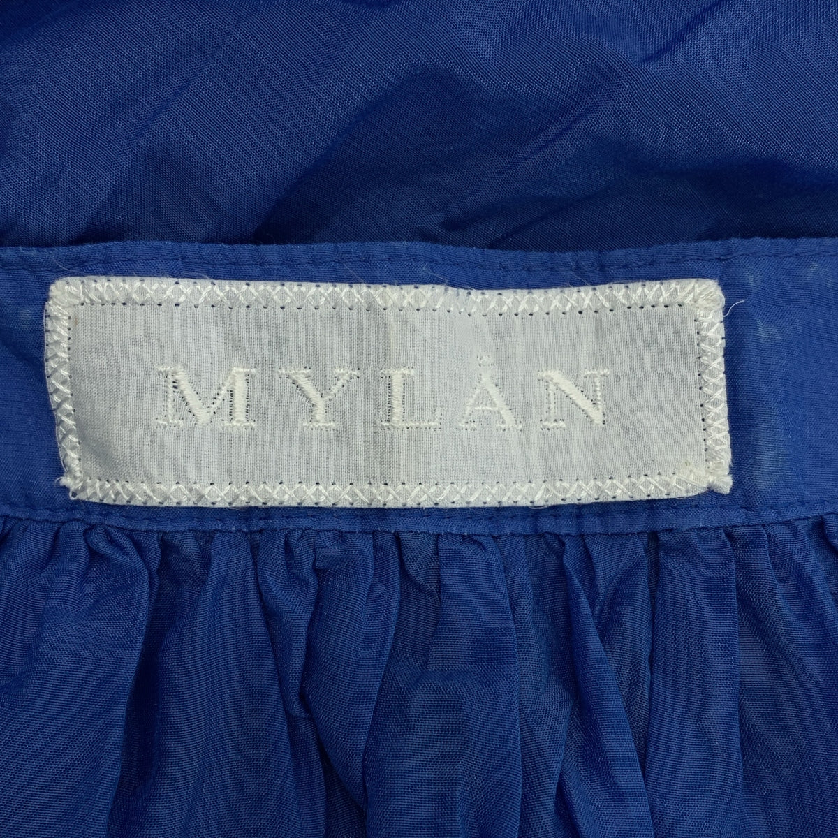 MYLAN | 棉絲混紡褶皺洋裝 | F碼 | 女款