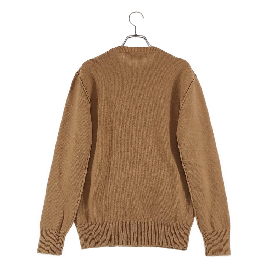 MARNI / マルニ | ウール ロゴ エンブロイダリー クルーネック ニット | 40 | レディース