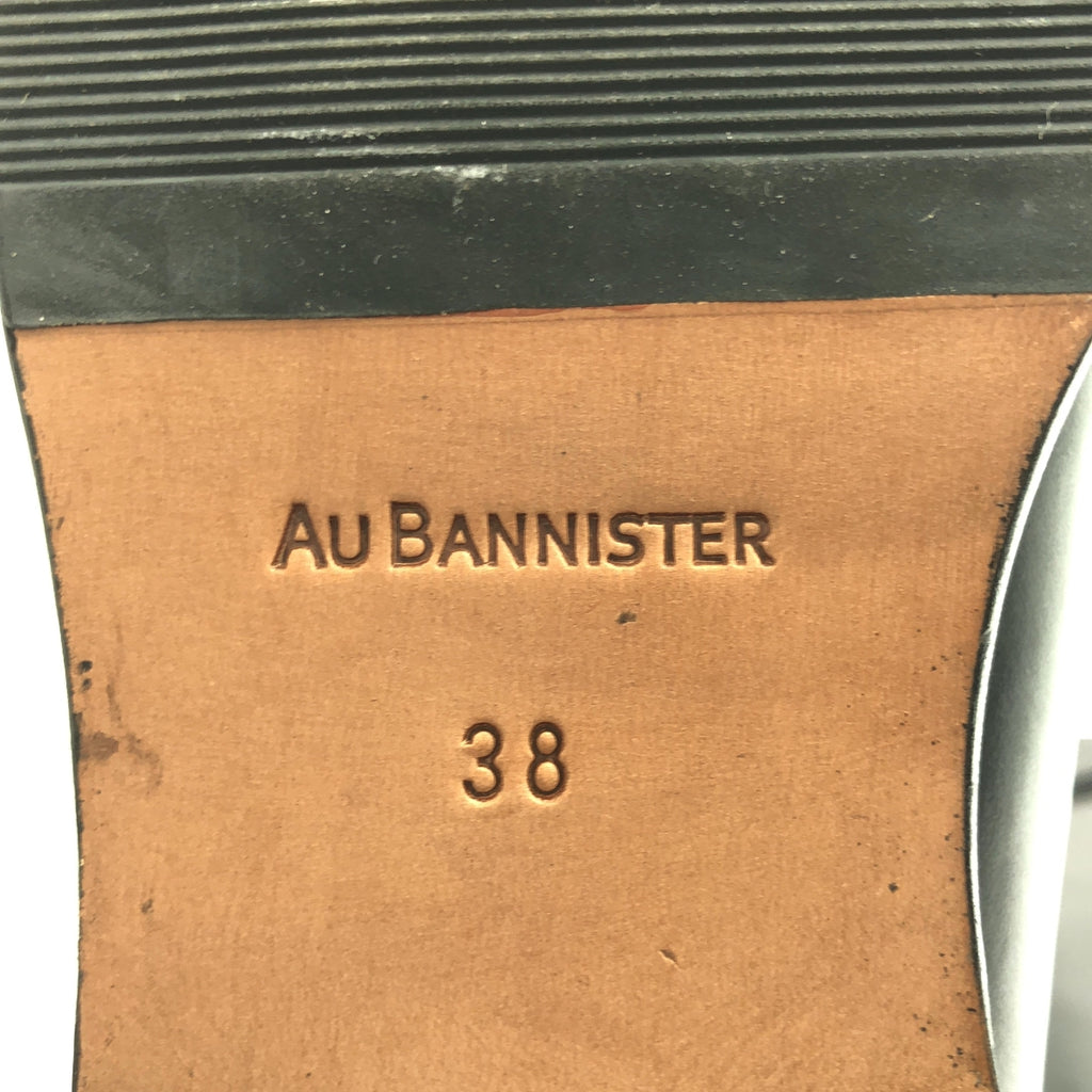 Au BANNISTER / 오바니 스타 | 가죽 스트랩 사이드 지퍼 롱 부츠 | 38 | 여성