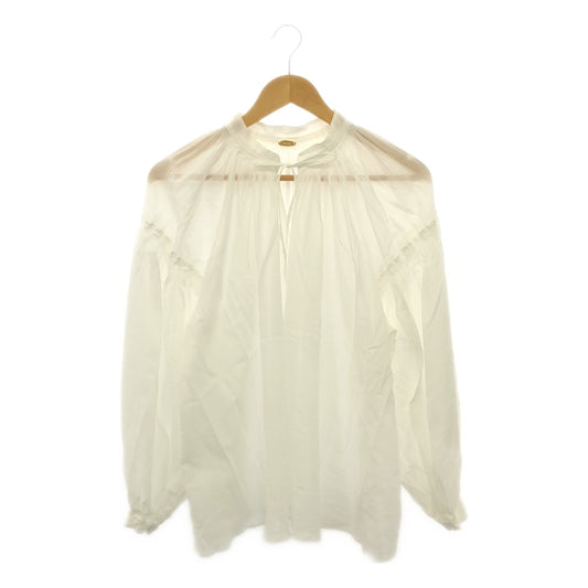 [New] Deuxieme Classe | 2024SS | SMOCK Gathered Pullover Blouse | F | White | Women's