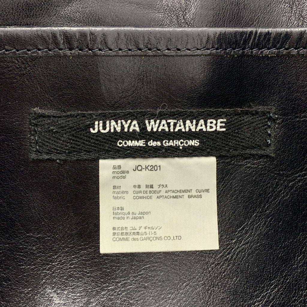 JUNYA WATANABE COMME des GARCONS / ジュンヤワタナベ | スタッズ ベルト カウレザー ショルダーバッグ |