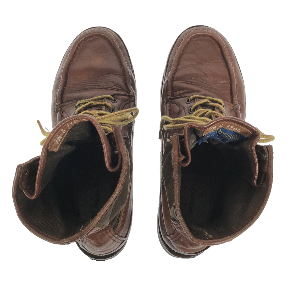 RUSSELL MOCCASIN / ラッセル モカシン | vintage 青タグ SAFARI / サファリ レザーブーツ / 革靴 | – KLD