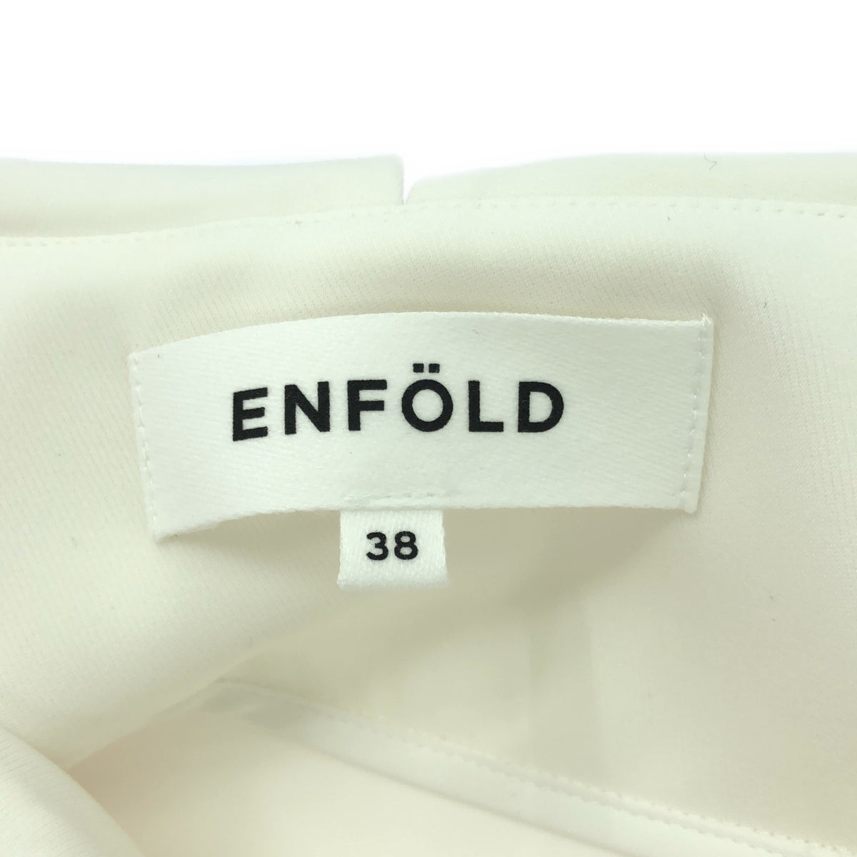 ENFOLD / エンフォルド | 2024SS | ASYMMETRY-COLLAR BLOUSE アシンメトリーカラーブラウス | 38 | レディース