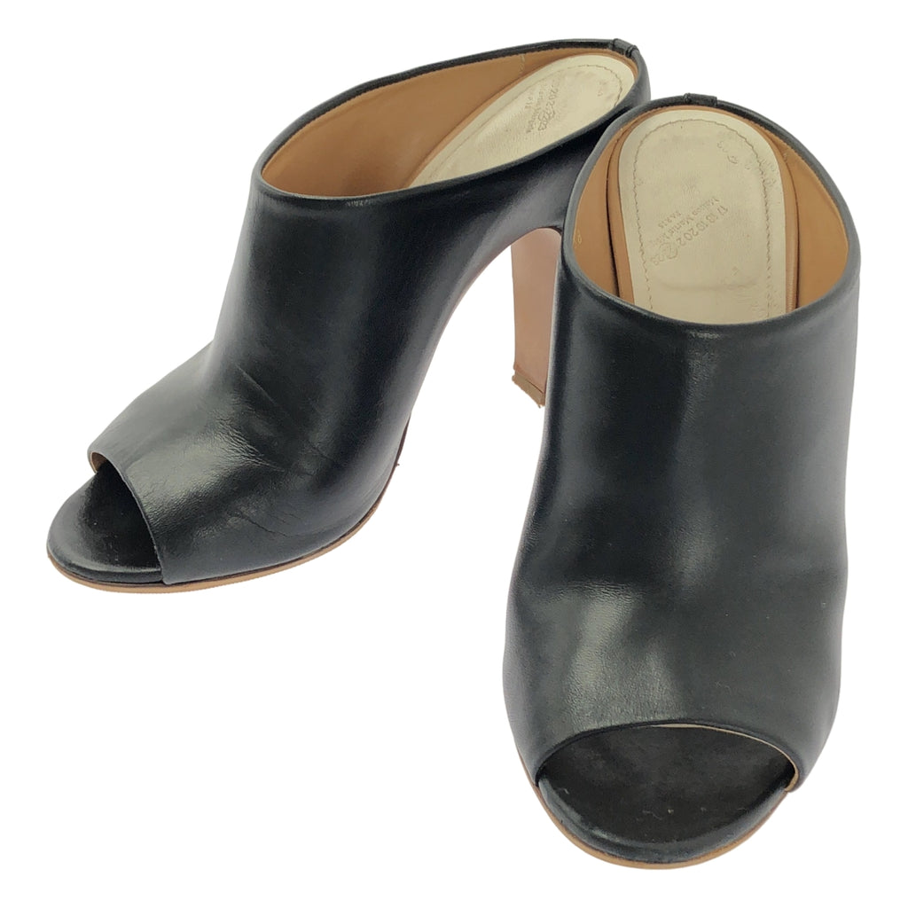 Maison Martin Margiela / メゾンマルタンマルジェラ | 2013SS | レザー オープントゥ ヒール サンダル ブーティ | 38 | レディース