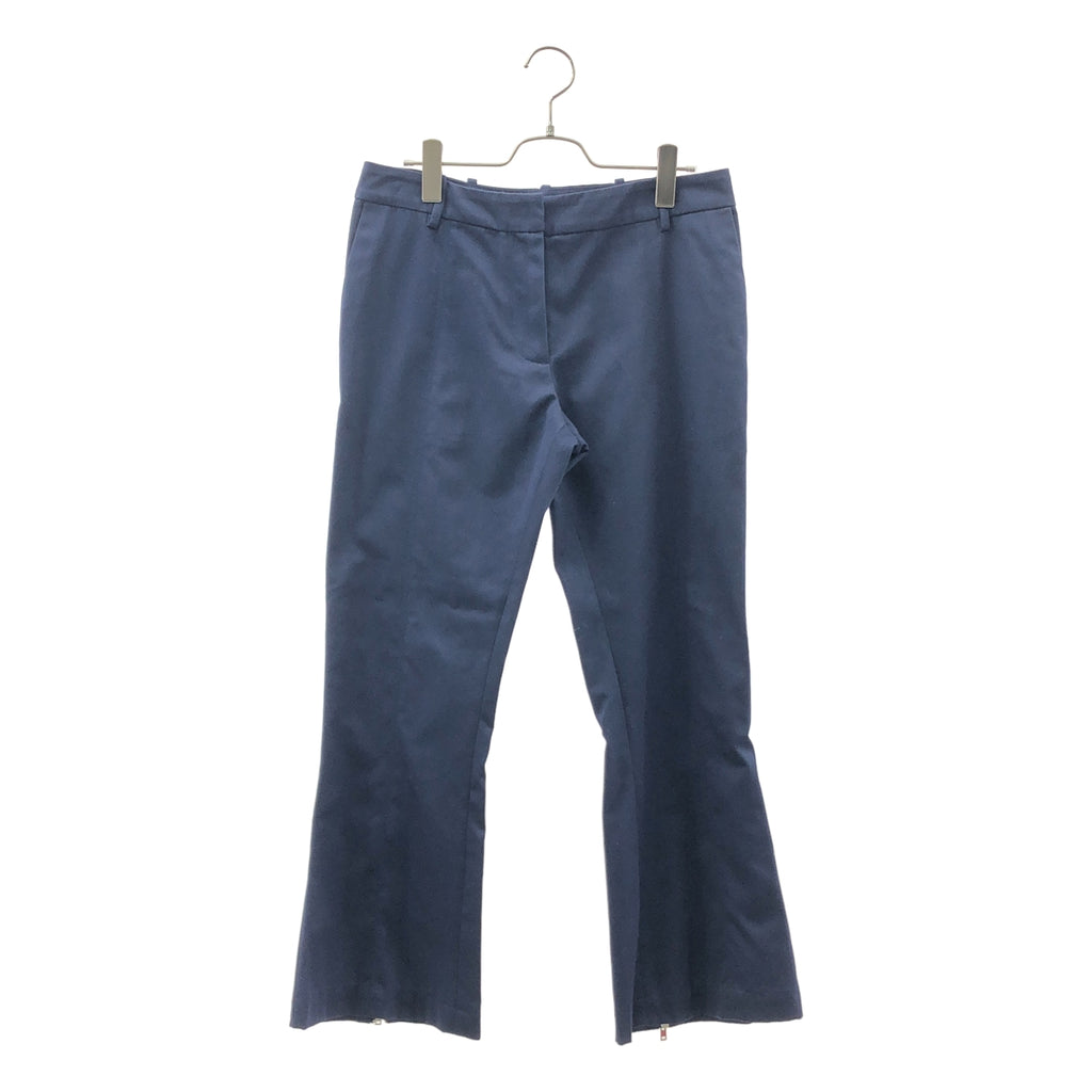 MARNI / マルニ | 2022AW | ロゴ裾ジップスリット スラックス パンツ | 40 | レディース