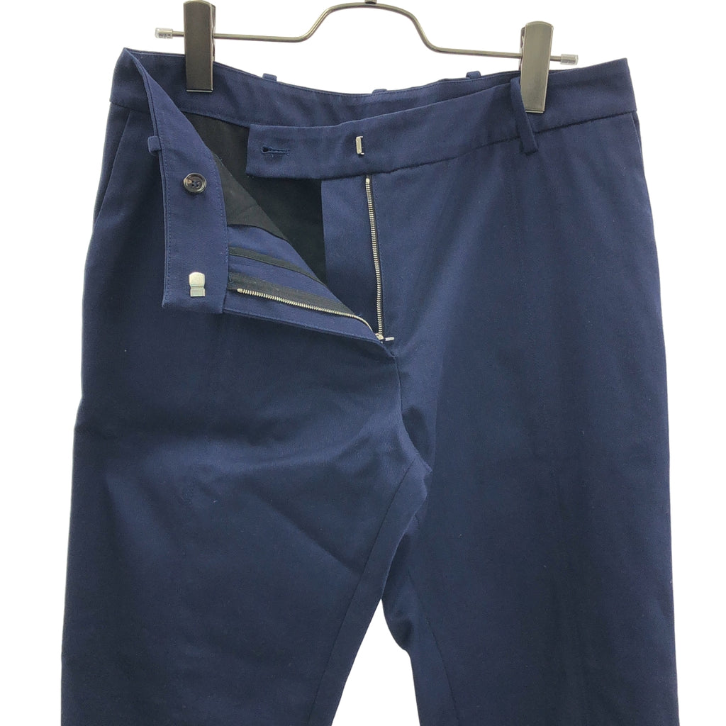 MARNI / マルニ | 2022AW | ロゴ裾ジップスリット スラックス パンツ | 40 | レディース