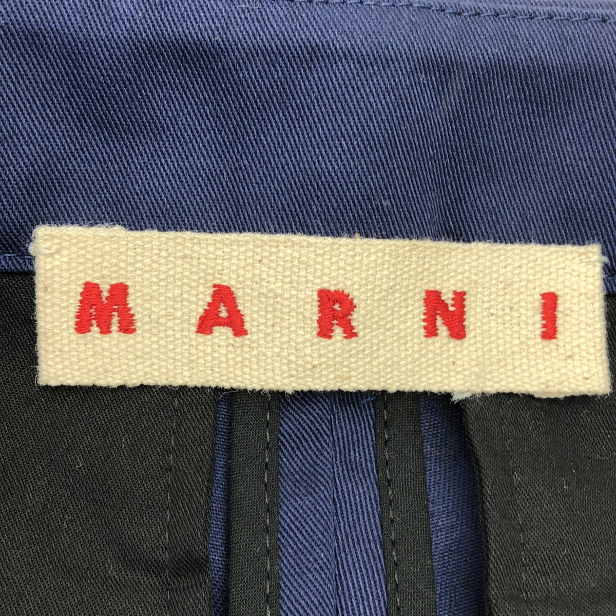 MARNI / マルニ | 2022AW | ロゴ裾ジップスリット スラックス パンツ | 40 | レディース