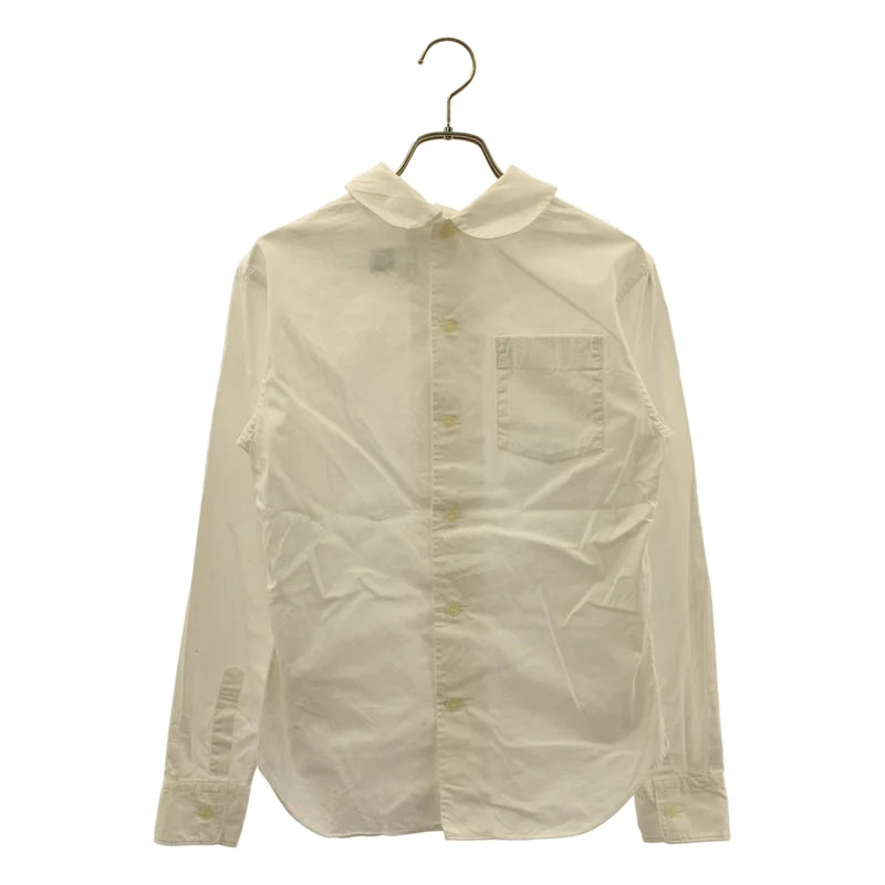 BLACK COMME des GARCONS / ブラックコムデギャルソン | 2015SS | コットン ラウンドカラーシャツ | XS | レディース