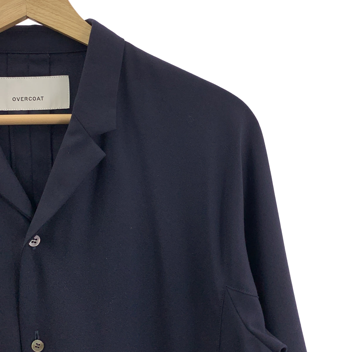 OVERCOAT / オーバーコート | オープンカラー シャツ ジャケット | 00 | レディース
