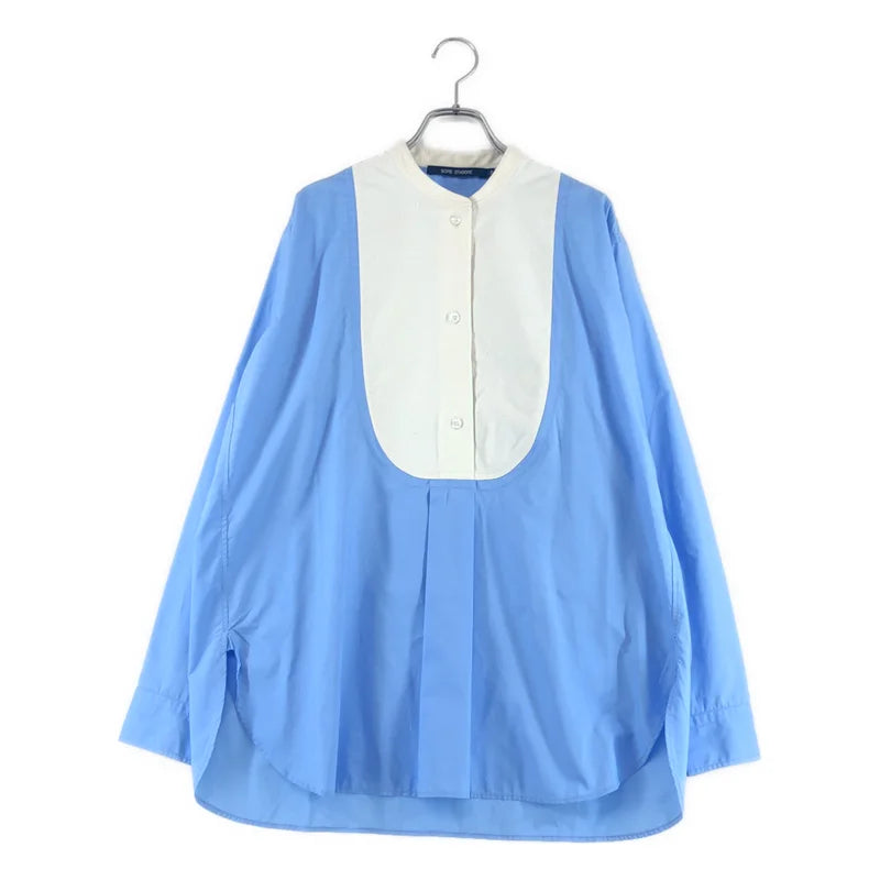 SOFIE D'HOORE / ソフィードール | オーバーシルエット バンドカラー シャツ ブラウス | 36 | レディース