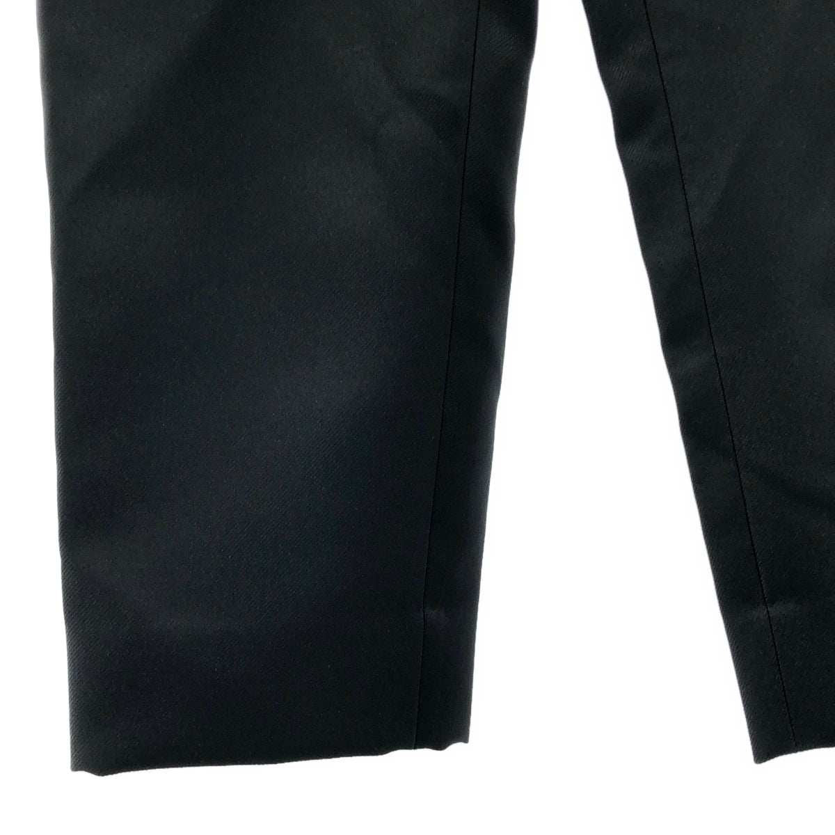 【미품】 COMME des GARCONS / 콤데 갤슨 | 2022SS | 테이퍼드 슬랙스 팬츠 | S | 블랙 | 여성