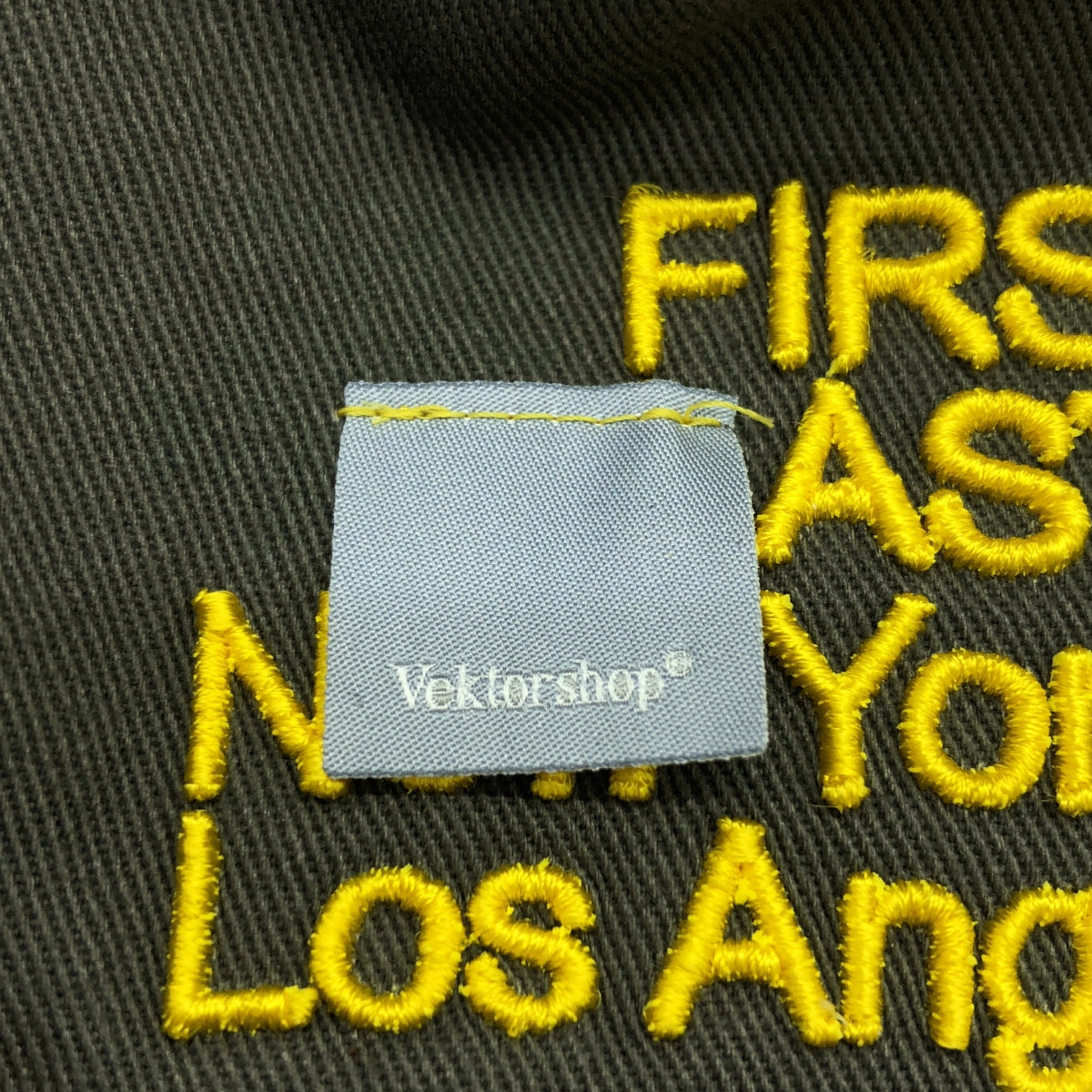 Vektor shop / ベクターショップ | × First Last / VS Cap First Last / ロゴ キャップ / サイズ調整可 |