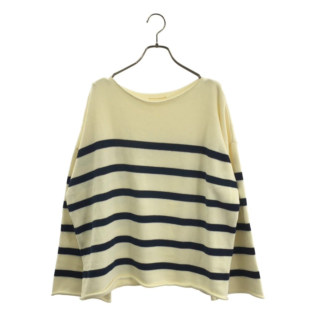 Deuxieme Classe / 두지엠 클래스 | 코튼 테두리 풀오버 니트 스웨터 | F | 여성