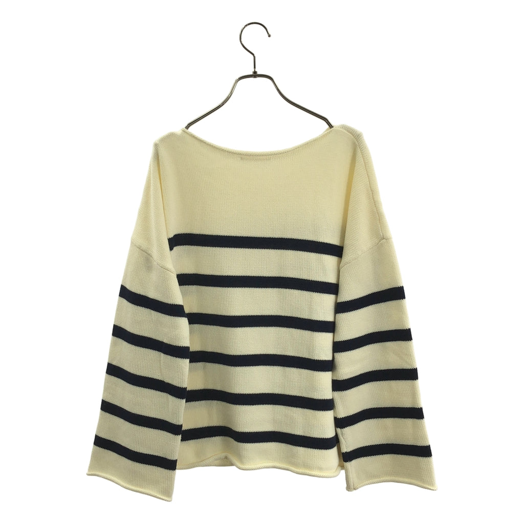 Deuxieme Classe / 두지엠 클래스 | 코튼 테두리 풀오버 니트 스웨터 | F | 여성