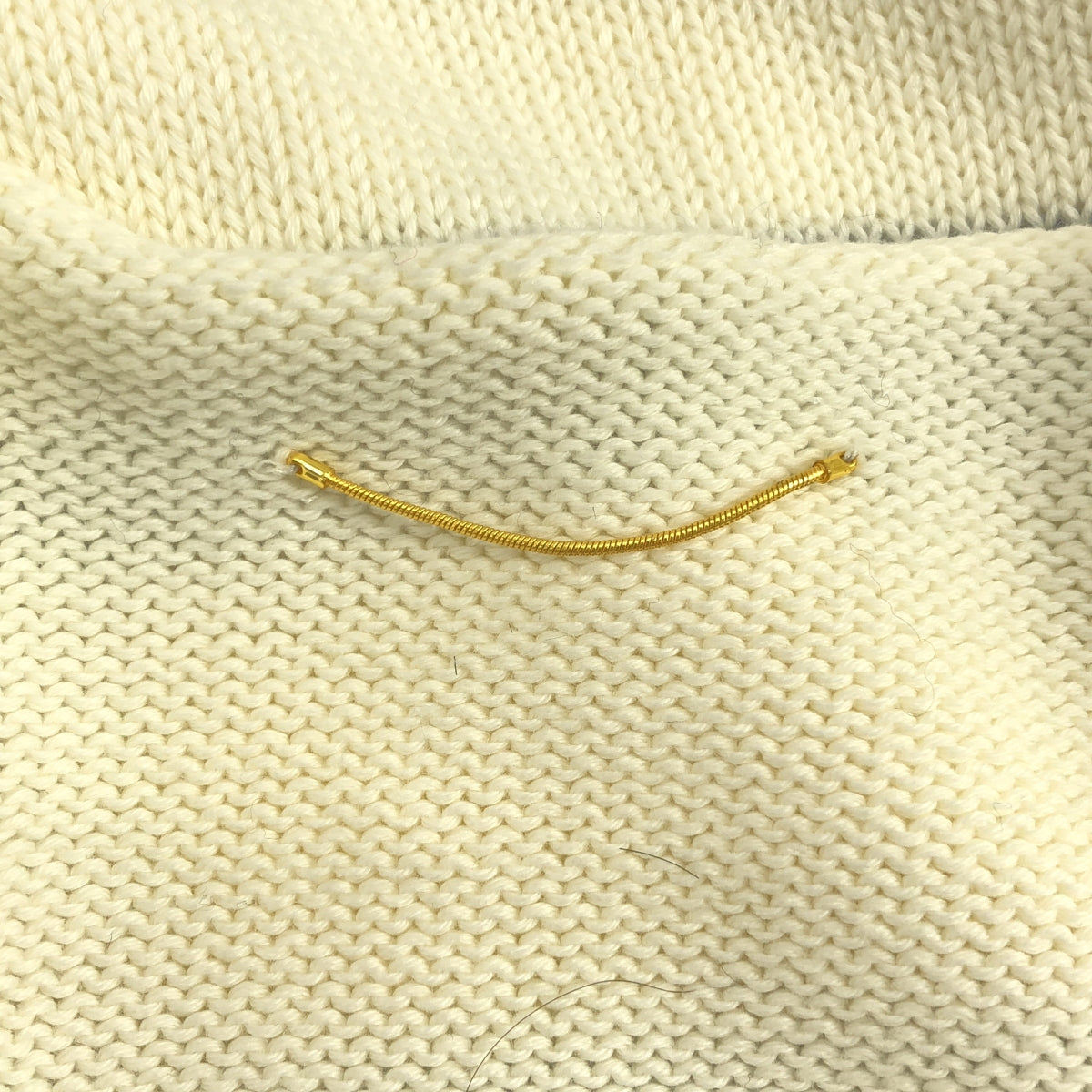 Deuxieme Classe / 두지엠 클래스 | 코튼 테두리 풀오버 니트 스웨터 | F | 여성