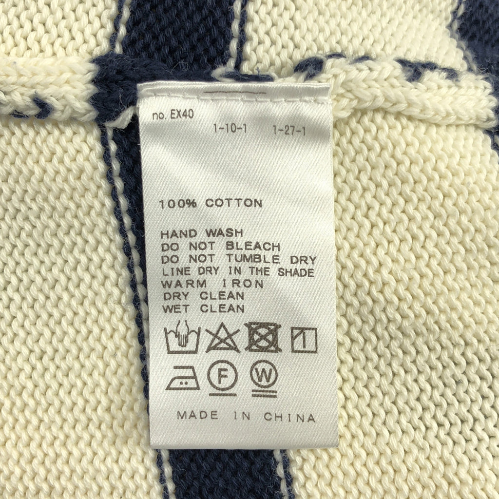 Deuxieme Classe / 두지엠 클래스 | 코튼 테두리 풀오버 니트 스웨터 | F | 여성