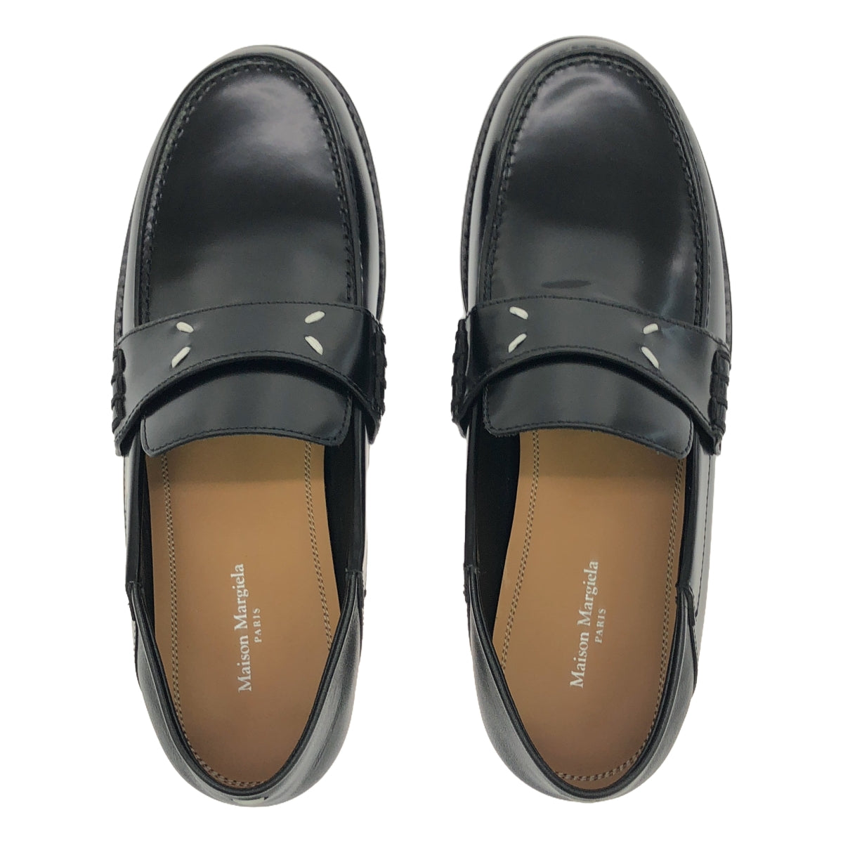 Maison Margiela | 2023SS | Leather 4-Stitch Loafers | 37 | Women's