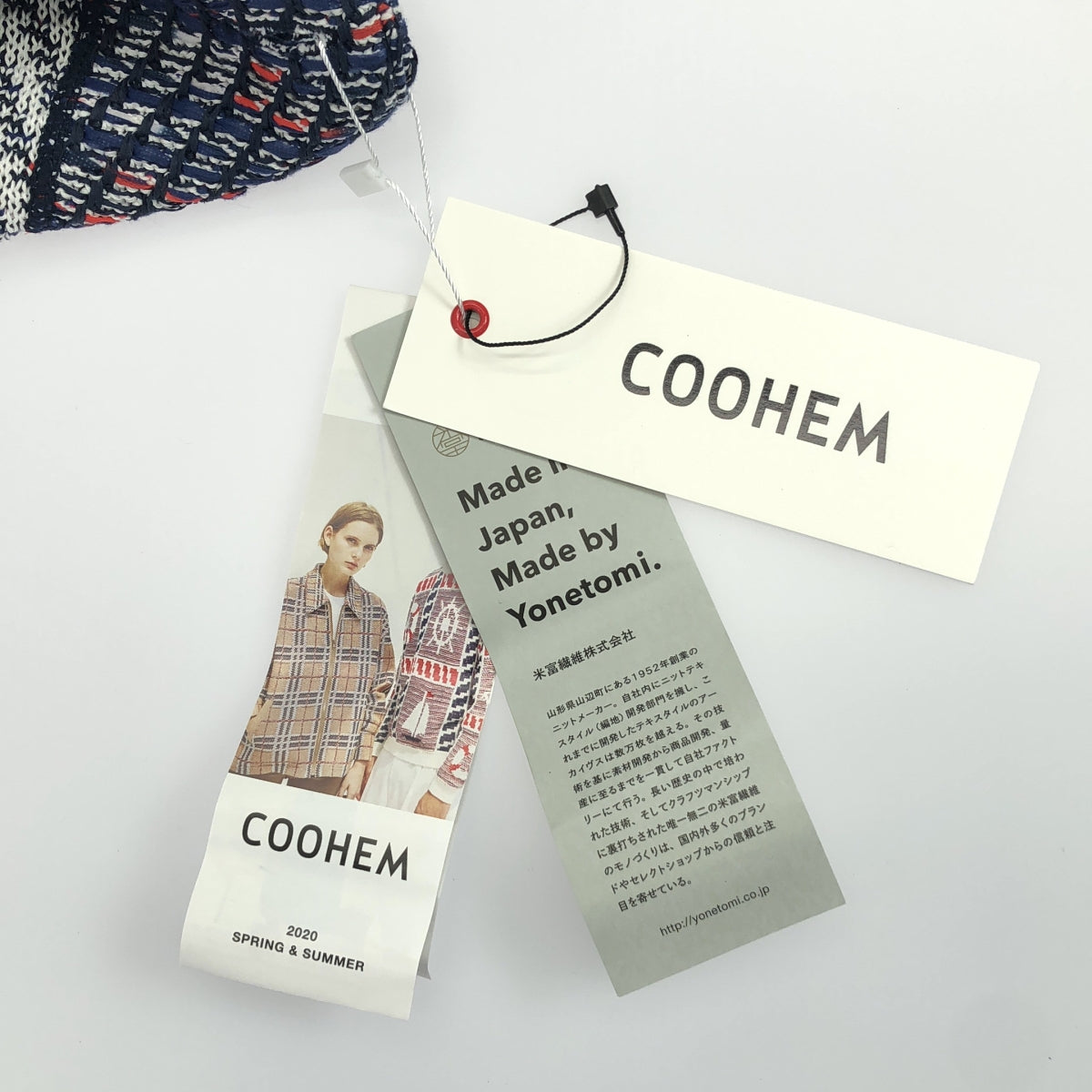 Coohem Archive Blazer 粗花呢夾克（類似新品）- 男士單排扣粗花呢西裝外套，L 碼，海軍藍