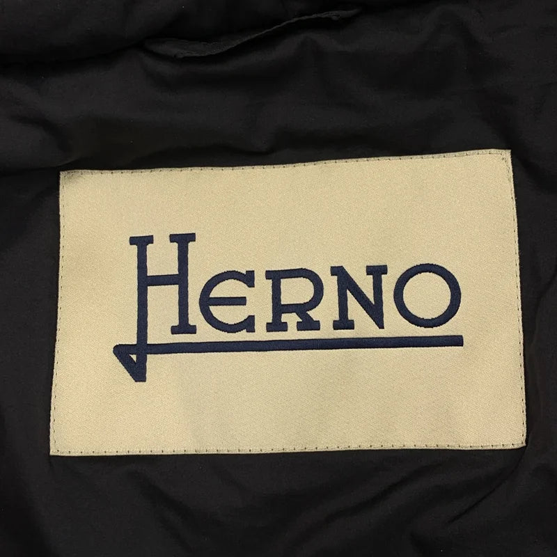HERNO / ヘルノ | 2way 異素材切替 ダウン ロングコート | 44 | レディース