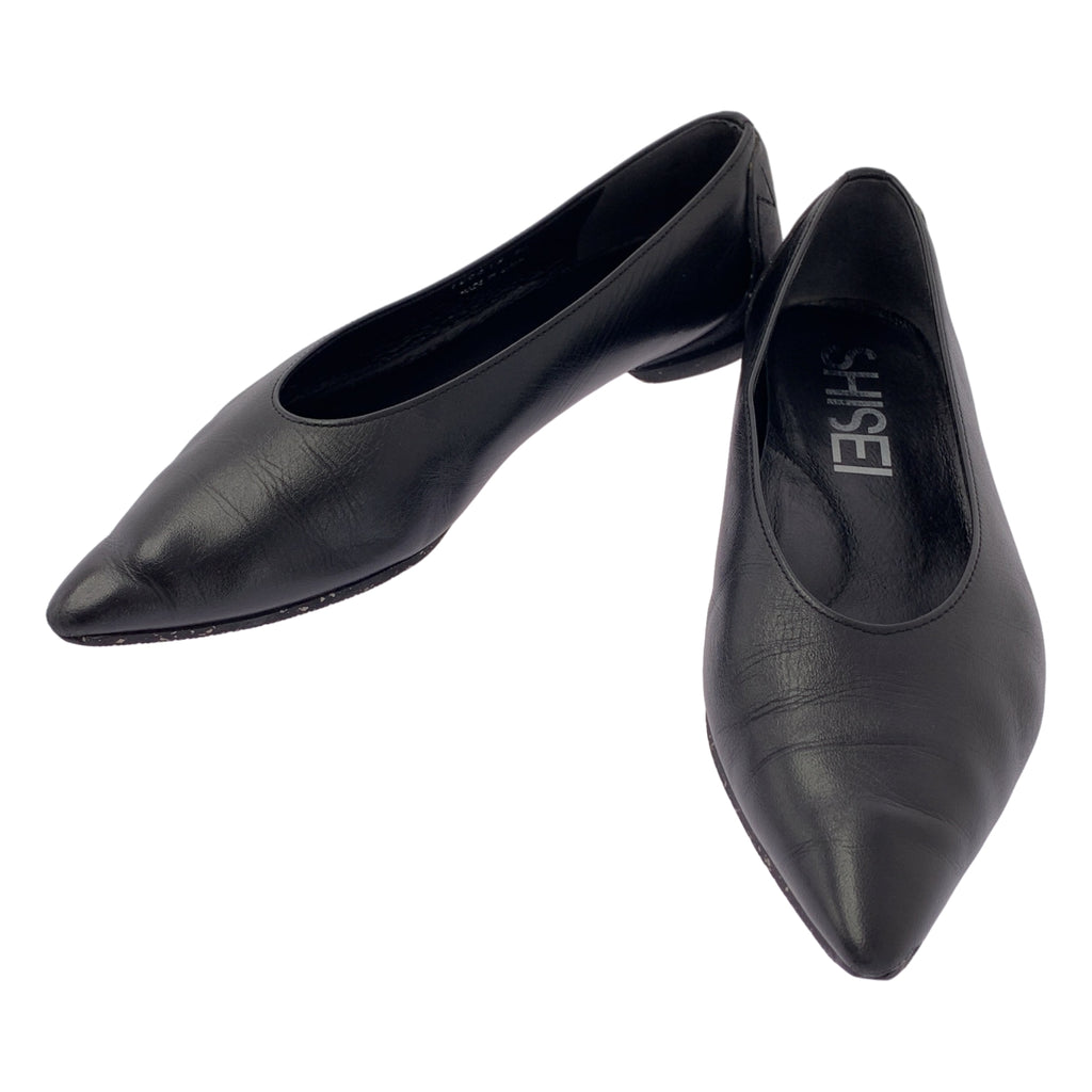 SHISEI | Vibram 皮革尖頭平底鞋 | 36 號 | 女款