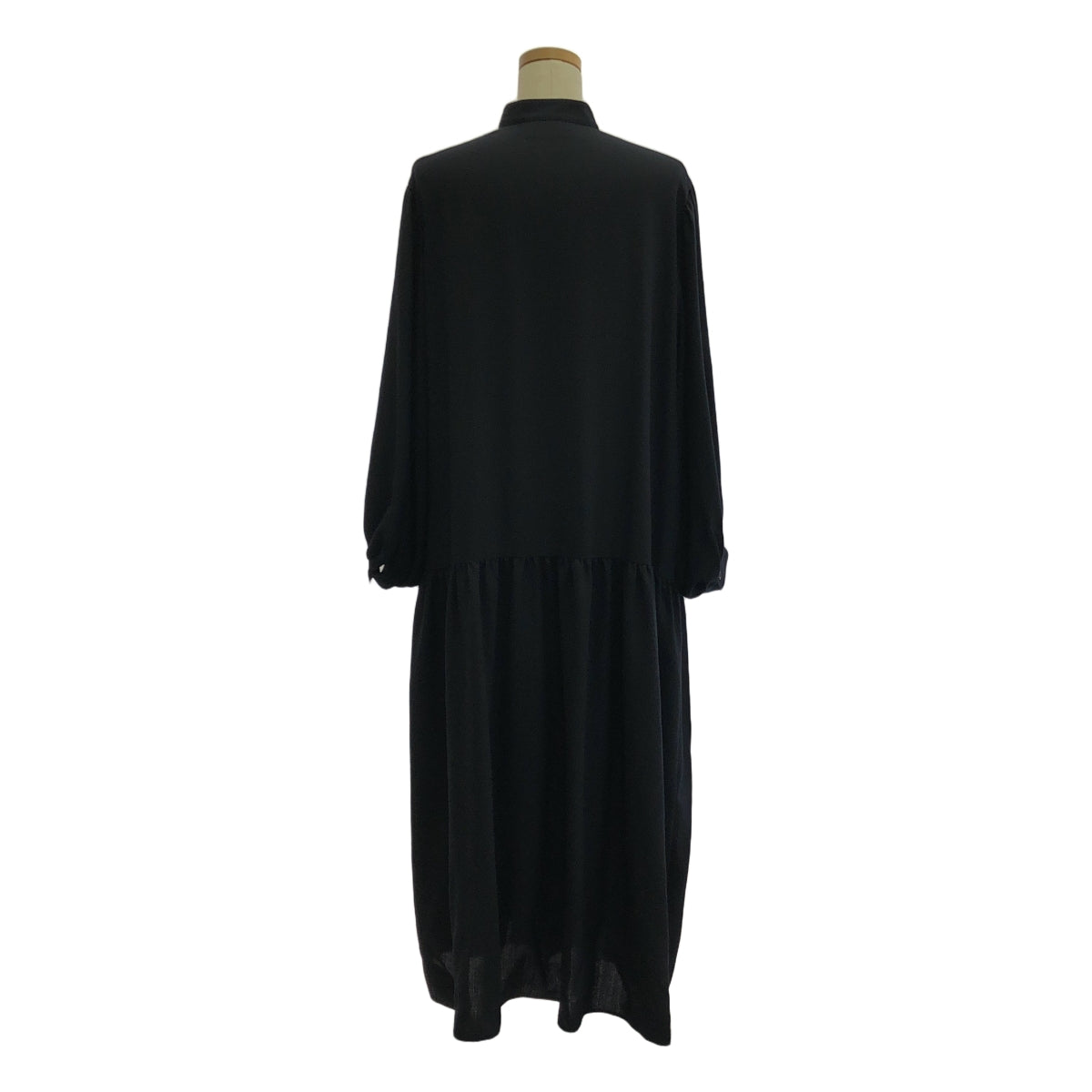 UNITED ARROWS | P/W 褶皺襯衫裙 | 38 | 海軍藍 | 女款