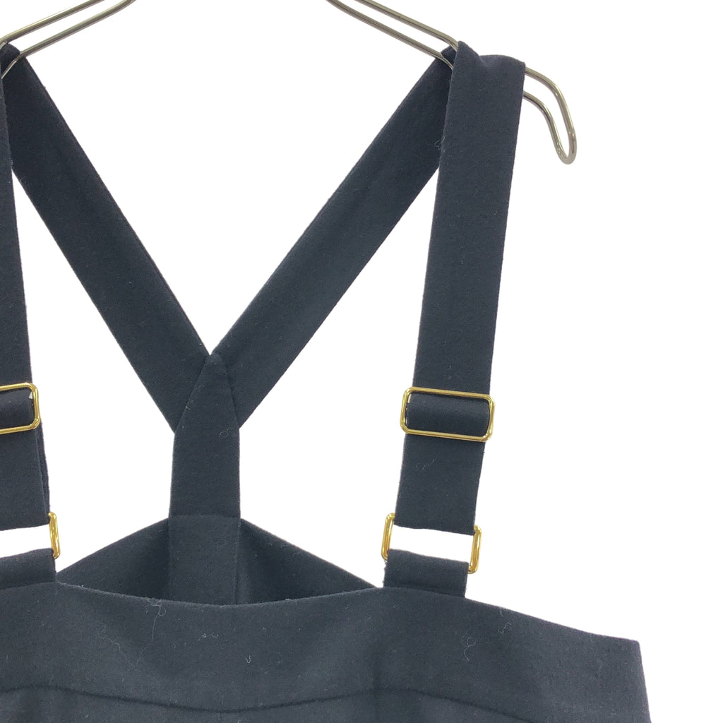 Rhodolirion | 羊毛褶皺袖口背帶褲 | 均碼 | 女款